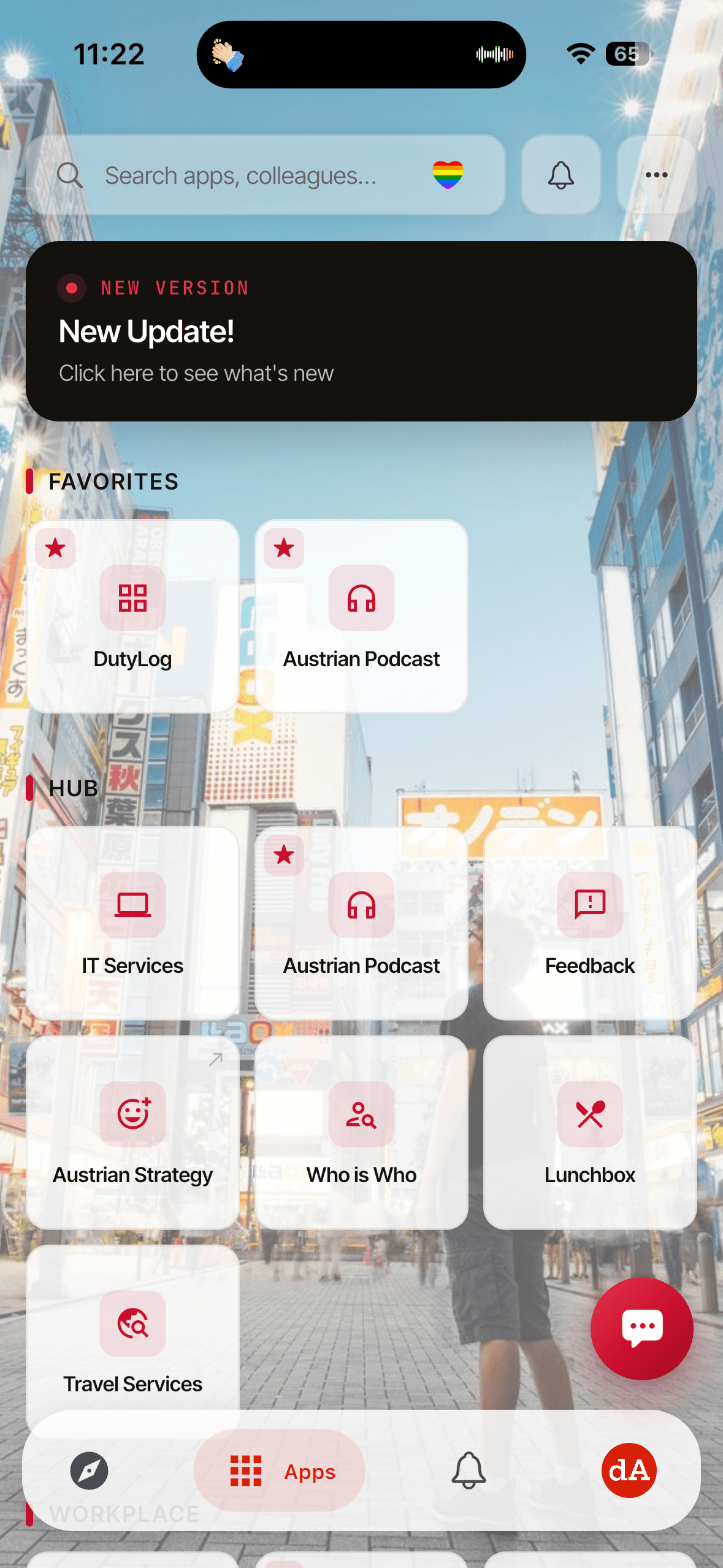 App screenshot