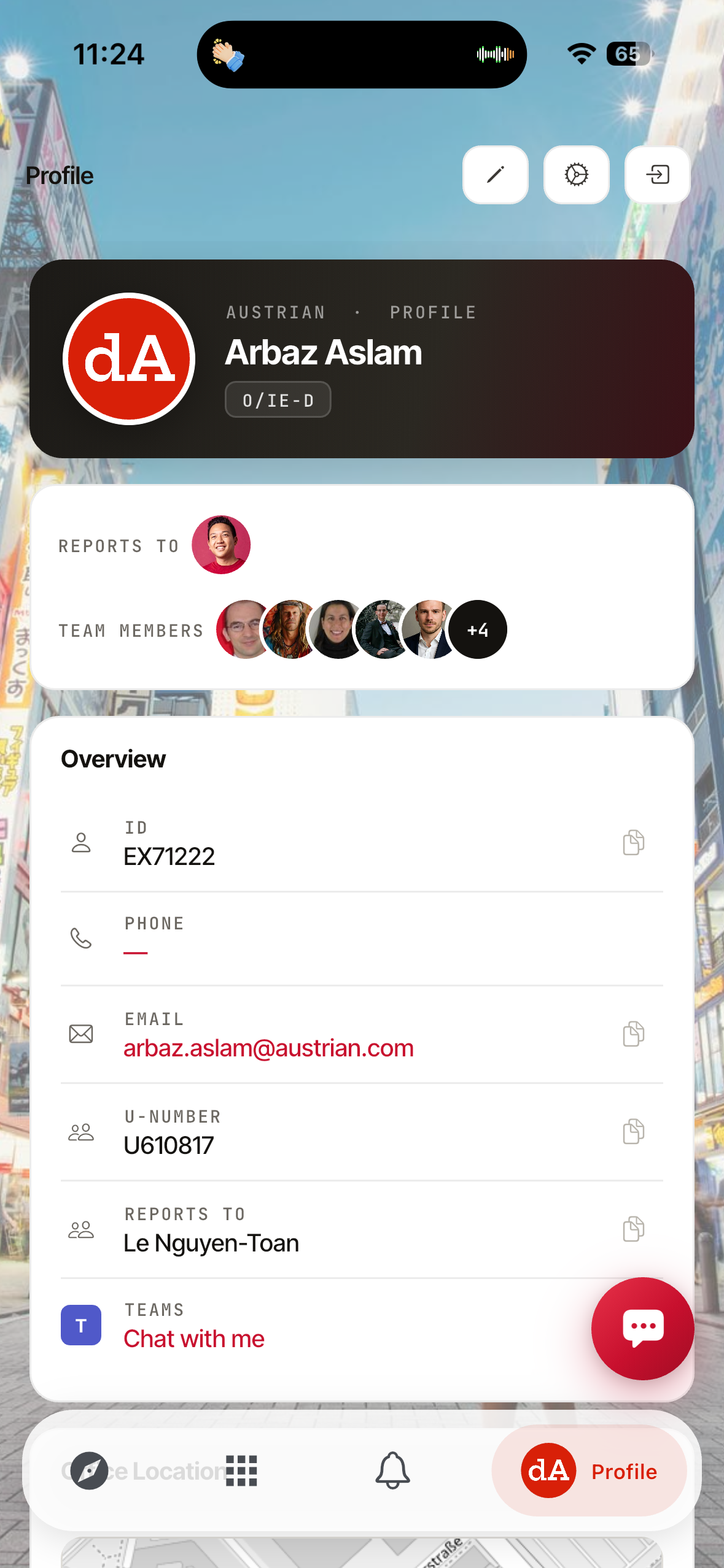 App screenshot