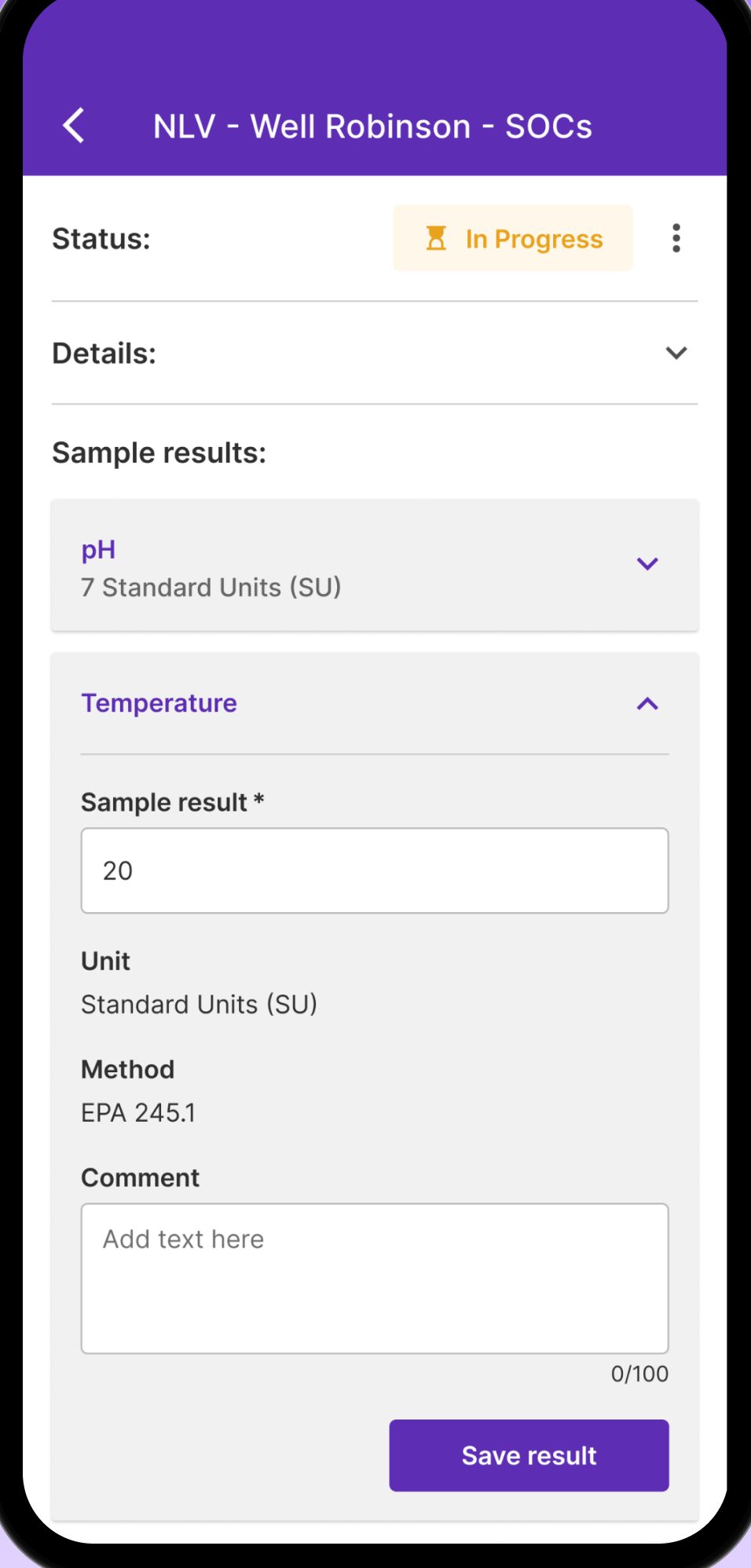 App screenshot