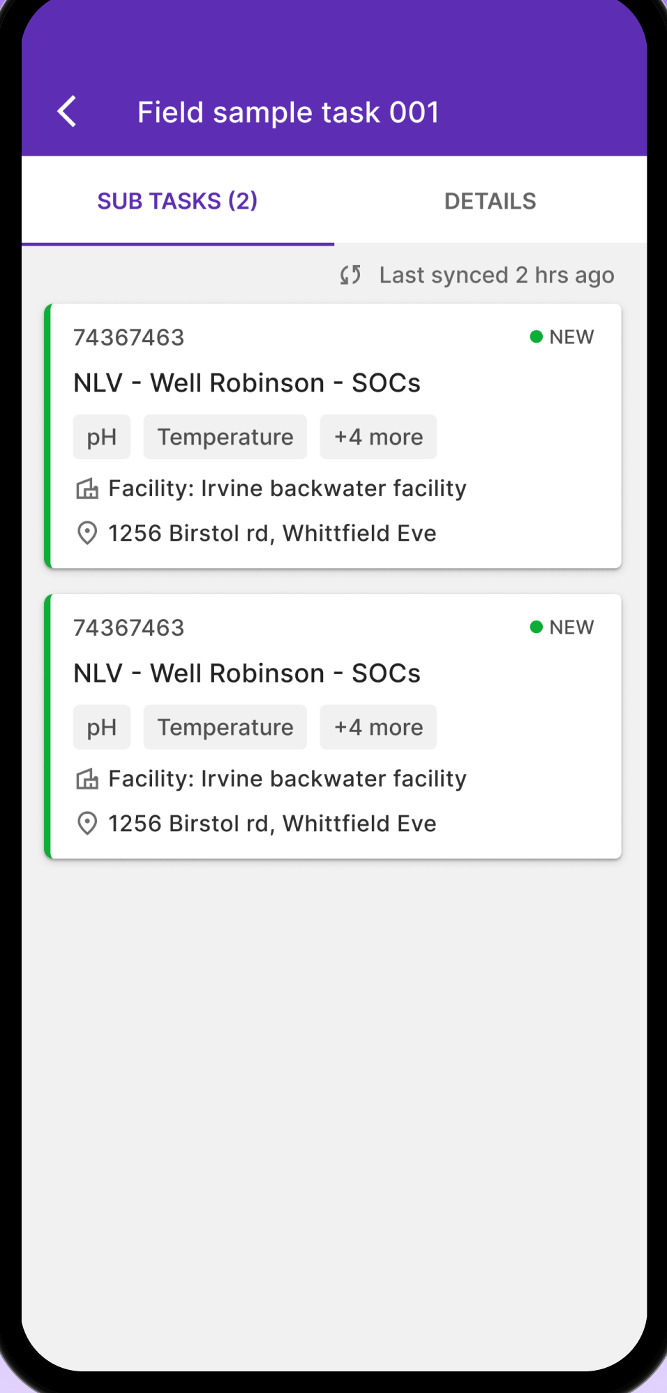 App screenshot